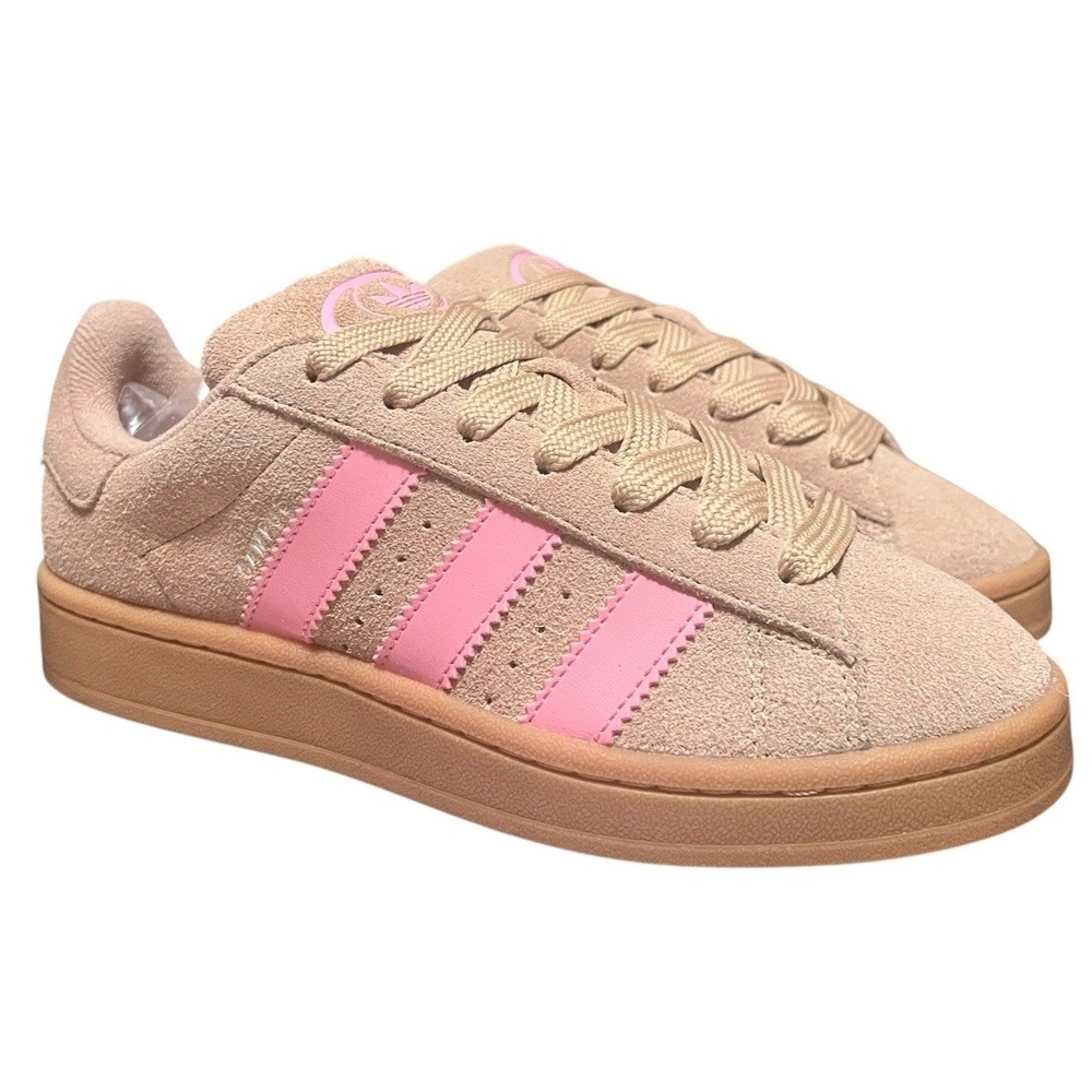 adidas Women's Athletic Shoes in Pink and Tan